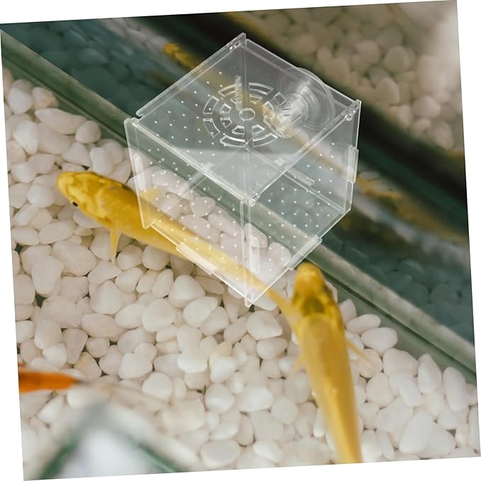 Milisten Breeder Box for Fish Tank Transparent Acrylic Isolation Box Aquarium Fish Breeding Trap