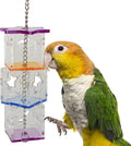 Super Bird Creations SB1206 Foraging Cubes Bird Toy - Interactive Bird Toy for Foraging Fun & Mental Stimulation - Parrots Ringnecks Medium Conures - Fillable with Treats - Ideal for Medium Bird Size