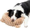 Jiupety Dog Calming Pillow, Soft and Neck-Friendly, Washable Pet Neck Pillows for Small Medium Large Dogs and Cats, 17" x 10", Coffee
