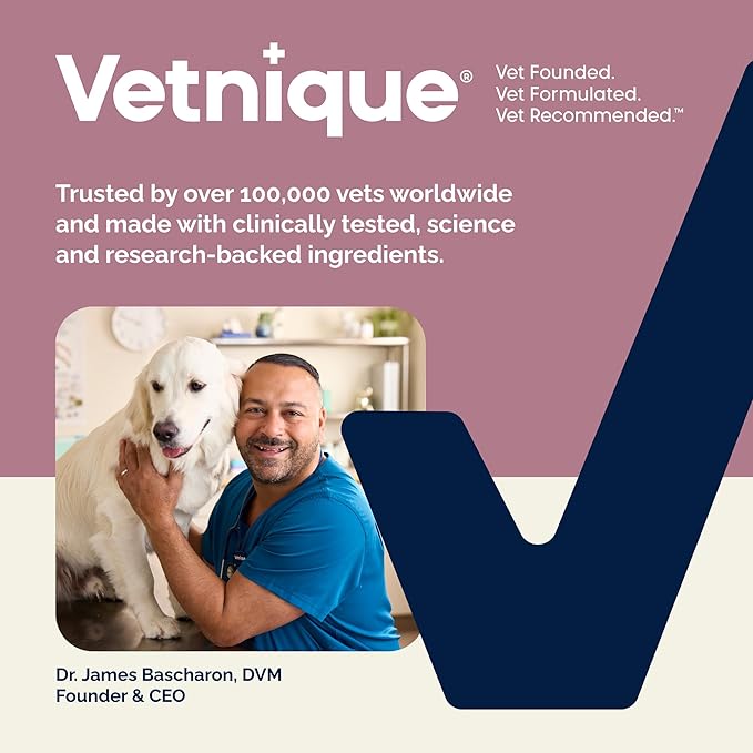 Vetnique Oticbliss Advanced Strength Medicated Dog Ear Infection Treatment, Antiseptic Ear Cleaner for Cat & Dog Ear Cleaning Solution Chlorhexidine & Ketoconazole (12oz Flush)