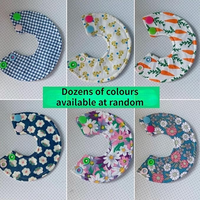 Bird Collar - Anti-Bite Elizabethan Recovery Cone Feather Plucking Protector Skin-Friendly Neckwear for Parakeets Conures Cockatiels Lovebirds Budgies Cockatoos African Grey Random Color (L)