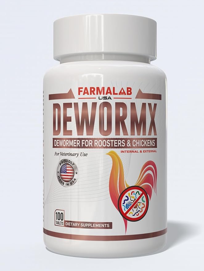 Farmalab VitaK-150 para GALLOS Pollos GALLINAS VitaK 150 Rooster Gamefowl Poultry GalloK Vk-150 ewormx Gallovita B12 B15 Supertron Gallo-K