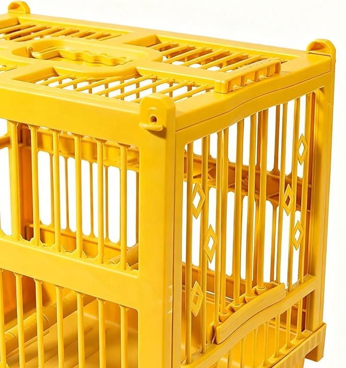 Bird Carrier Travel Cage,Transport Cage with Standing Perch for Birds,Lightweight Parrot Carrier | for Parrot Parakeet Cockatiel Conure Finch Lovebird Cockatoo Travel Indoor Outdoor Walking