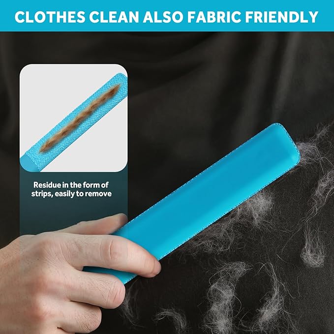 Pet Hair Removal Tool - Pet Hair Remover for Cat & Dog Hair Cleaning, Carpet Rake for Fabric Furniture, Pet Carpet Cleaner Come with Adhesive Hook Convenient to Hang & Store, an Ideal for Pets Owners