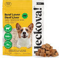 Beef Liver Dog Treats Freeze Dried - Single Ingredient Human Grade Raw Liver Bites for Training, Meal Topper, No Additives - High Protein(31g Per Cup)Training Treats for Dogs, Made in the USA,14oz Bag