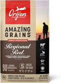 ORIJEN Amazing Grains High Protein Dry Dog Food Regional Red Recipe 22.5lb Bag