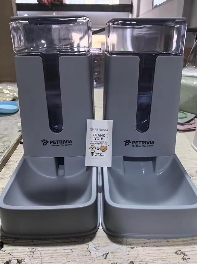 Automatic Pet Feeders Automatic Dog Food and Water Dispenser Water Dispenser for Dogs Gravity Water Dispenser Cat Feeders Automatic Cat Food Dog Water and Food Dispenser Gravity Pet Water Dispenser
