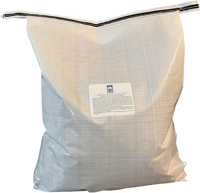 America's Best Koi Food 32% Premium Protein Floating Pond Pellets for Large Koi Pond Freshwater Fish 20 lb Bag
