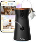 Furbo 360° Cat Camera [Subscription Required] Unlock w/Paid Plan: Home Security & Pet Safety Alerts, Rotating Treat Toss w/ 2-Way Speaker, Smart Cam w/Phone App (Low Risk, 3mo Min. Cancel Anytime)