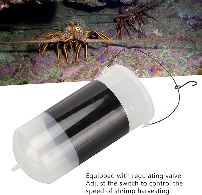 Brine Shrimp Hatchery Kit, 8.9x3.9 Inches Plastic Incubator, Automatic with Regulating Valve, High Hatching Rate, Easy to Clean, for Aquarium Fish Food Hatching