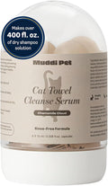 Cat Concentrated Waterless Rinse-Free Shampoo & Conditioner – DIY Dry Shampoo Spray or Towel Cleanse for Cats - Sensitive Skin, Stress & Itch Relief – 98.65% Naturally Derived - 8x10ml