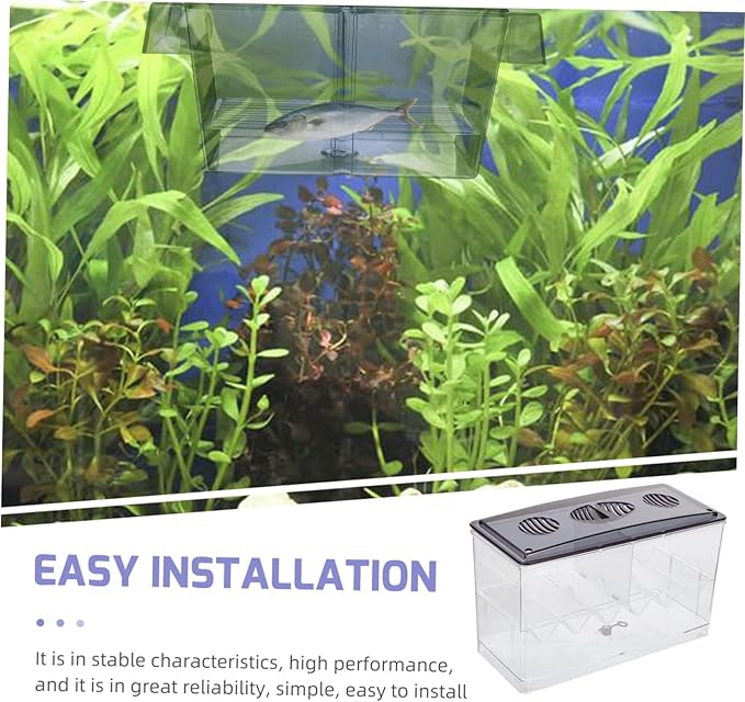 BESPORTBLE Acrylic Aquarium Breeding Box Fish Tank Isolator Multi-Function Incubation Case