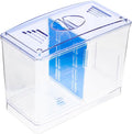 Healifty Miniature Acrylic Fish Breeding Box with Double Isolation Divider Transparent Fish Tank Hatchery Incubator for Betta and Small Aquarium Easy to Clean and Install Safe Water Quality