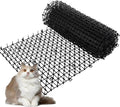 Scat Mat Indoor for Cats with Spikes, 6.5ft Prickle Strips Network Digging Deterrent Mat for Sofas, Window Sills, Gardens, Vegetable Gardens, Fence