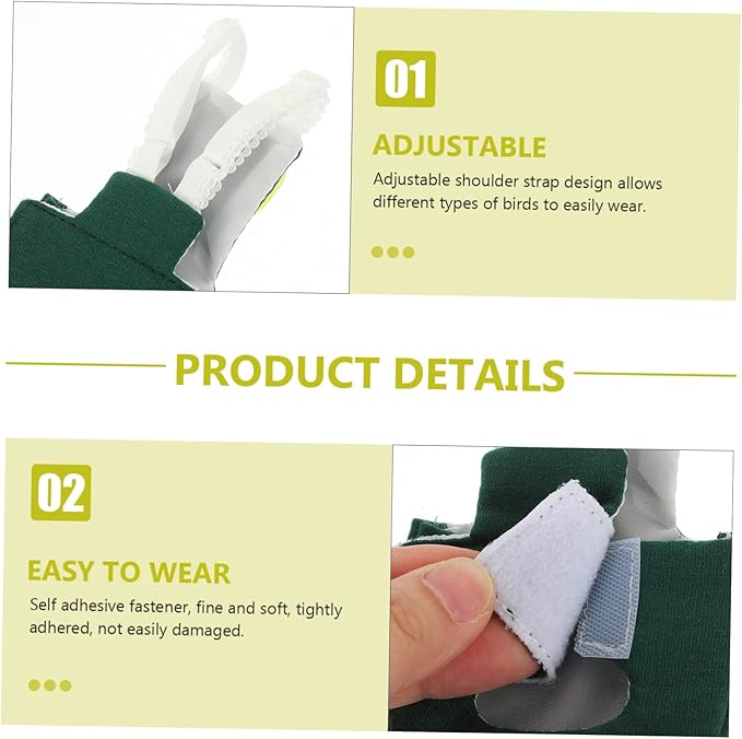 MERRYHAPY Bird Diaper Flight Suit for Parrots and Parakeets Lightweight Clothes for Small Birds and Stylish Nappy for Outdoor Use