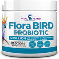 Vital Planet - Flora Bird Probiotic Powder Supplement with 10 Billion Cultures and 7 Diverse Strains, High Potency Probiotics for All Birds for Avian Digestive and Immune Support 80 Scoops 1.06 oz