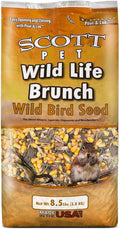 Scott Pet Wild Bird Seed, Wildlife Brunch Blend, 8.5 lbs Bag, Feed, Great for Platform Feeders, Food for Outside Wild Birds