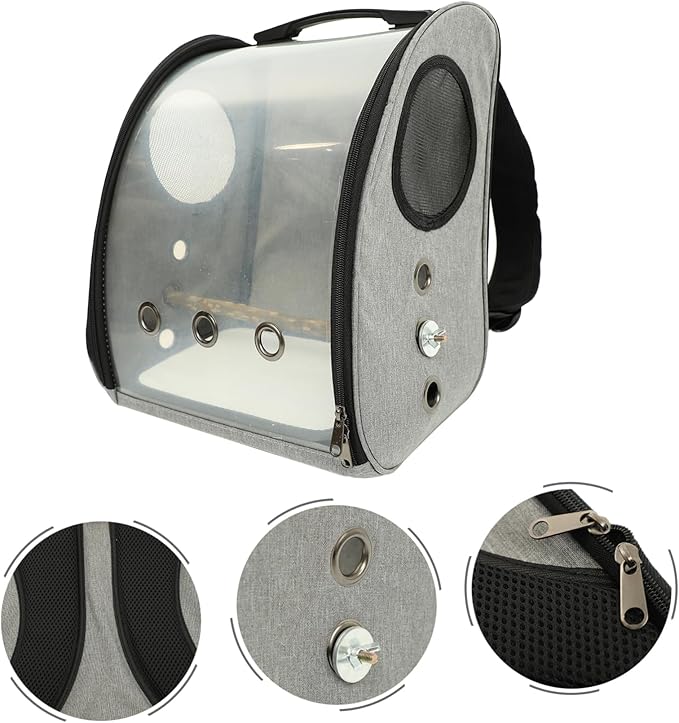 Outdoor Parrot Bag Birdcage Backpack with Comfort Straps Pet Bird Travel Cage Portable Bird Carrier