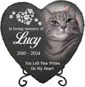 DOPTIKA in Loving Memory of Custom Photo Pet Memorial Stones, Cat Memorial Gifts for Loss of Cat, Pet Sympathy Gifts for Cats, Cat Mom Cat Dad Gifts, Cat Memorial Gifts, Cat Memorials & Funerary