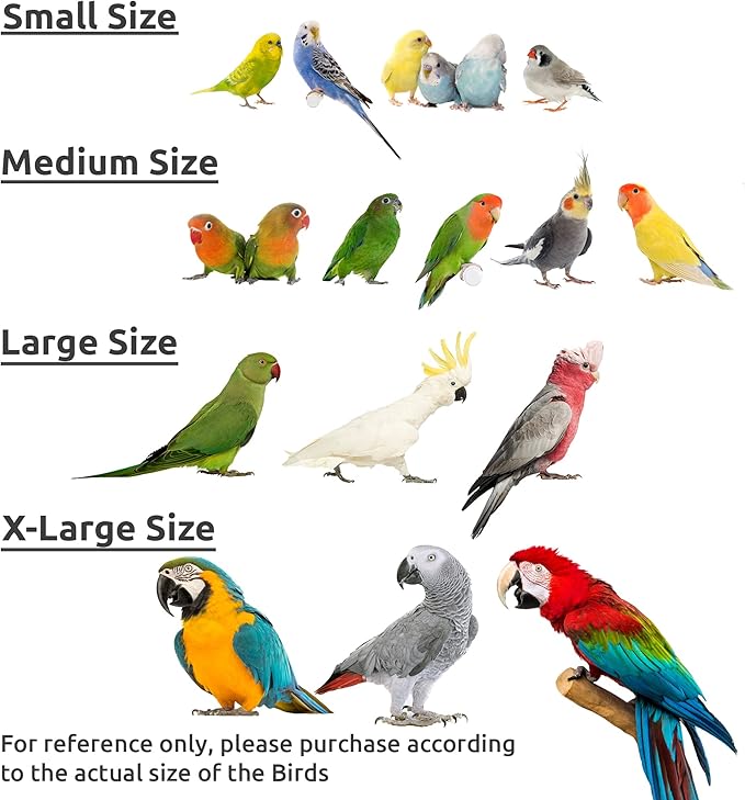 SIMENA Bird Blanket for Cage, Corner Fleece Bed for Birds, Cozy Bird Warmer, Parrot House for Cage, Cuddle Nest Hanging Toy for Lovebirds Parakeet (Grey, Small)
