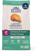 Natural Balance Limited Ingredient Small Breed Adult Grain-Free Dry Dog Food, Chicken & Sweet Potato Recipe, 12 Pound (Pack of 1)