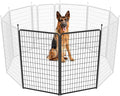 FXW Rollick Unleashed Dog Playpen for Indoor, Yard, RV Camping, 50 inch 2 Panels for Large Dogs, Black│Patented