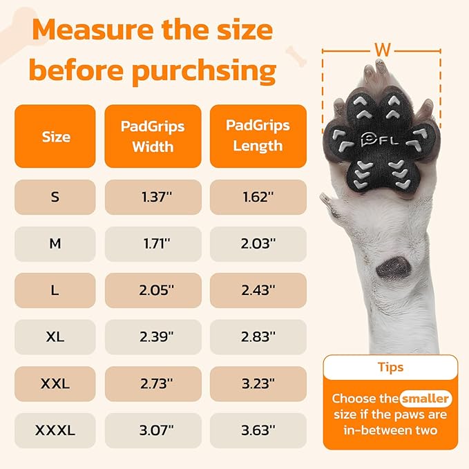 Anti-Slip Dog Paw Protector Pads for Senior Dogs, Dog Paw Blue Stickers with Strong Traction on Hardwood Floor, Dog Essentials,12sets(48pcs) XXXL(80+lbs)