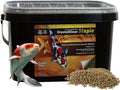 CrystalClear Staple Pond Fish Food for Healthy Koi & Goldfish, Protein Packed Floating Pellets for Summer Nutrition, Easy Digestion, 8.8 Pound Bucket