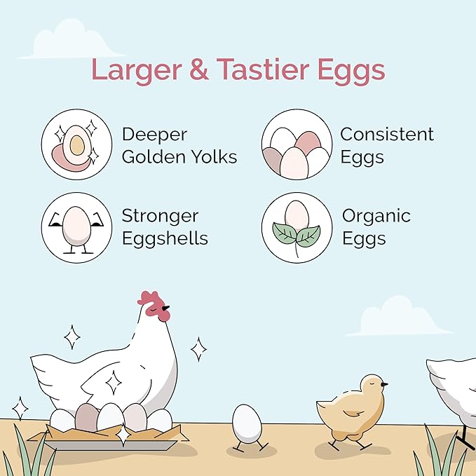 Mile Four Organic Chicken Feed (46 lbs) Starter Chick Mash, Non-GMO, USA Grown, 21% Protein, Corn-Free, Soy-Free, Non-Medicated Chick Feed