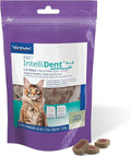 Virbac C.E.T.® INTELLIDENT® Cat Bites for Dental Care | Healthy Teeth and Gums | Fresh Breath, Chicken Flavor