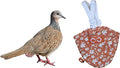 Bird Diapers Chicken Diaper Duck Diaperalls for Hens, Roosters, Ducks, Ducklings, Birds, Pigeons, Cockatiel, Dove - Reusable, Adjustable by Uni Infinity (Pink Floral, Bird Medium, 1, Count)