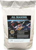 HALF OFF PONDS All Seasons Koi Fish Food - 10 lb Floating Pellets, 5mm Size - Goldfish Food for Ponds - 28% Protein with Wheat Germ & Vitamins - Ideal for Year-Round Feeding & Water Clarity