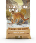 Taste Of The Wild Canyon River Grain-Free Dry Cat Food With Trout & Smoke-Flavored Salmon 5lb (Pack of 1)