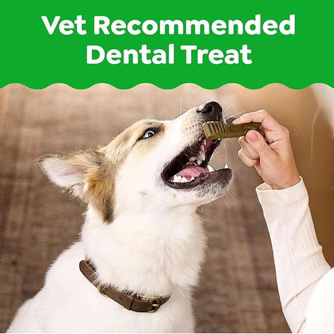 Greenies Veterinarian-Recommended Adult Natural Dental Dog Treats Large Size, Dog Dental Chews, Original Flavor, 27 oz. Pack, 17 Count