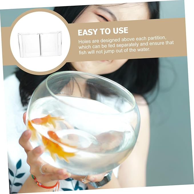 Fish Breeding Isolation Box Multi Functional Aquarium Breeding Container for Fry Hatching and Easy to Clean for Isolating Aggressive Fish and Protecting