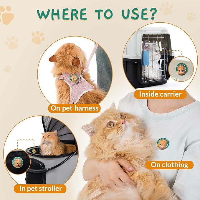 Cat Calming Diffuser – for Travel, Car & Home Use, Pheromone Diffuser for Cats & Kittens to Reduce Anxiety and Stress, No Electricity Needed, Long-Lasting Calming Support
