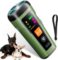 Dog Bark Deterrent Devices, 3X Anti Barking Device for Dogs Ultrasonic Dog Training, Up to 50FT Bark Control Barking Silencer, Correct Bad Behavior Indoor Outdoor Portable Dog Barking Stopper (Green)