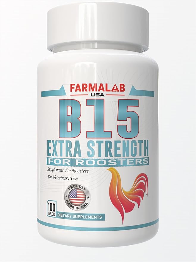 Farmalab VitaK-150 para GALLOS Pollos GALLINAS VitaK 150 Rooster Gamefowl Poultry GalloK Vk-150 ewormx Gallovita B12 B15 Supertron Gallo-K