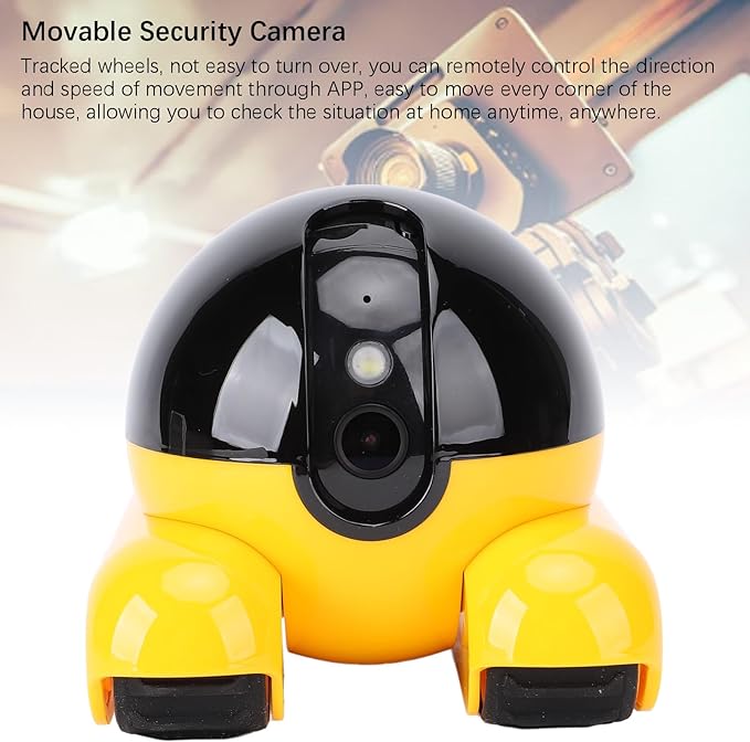 EBTOOLS Home Security Camera, 1080P HD Dual Lens WiFi Indoor Pet Camera with 2 Way Talk and Motion Detection, for Elderly Dog Cat Monitor (256G)