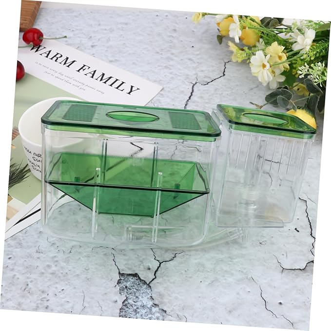 Angoily Self-Guided Fish Breeding Tank Incubator Box Isolation Box for Fish Protects Fry for Aquariums and Home Use