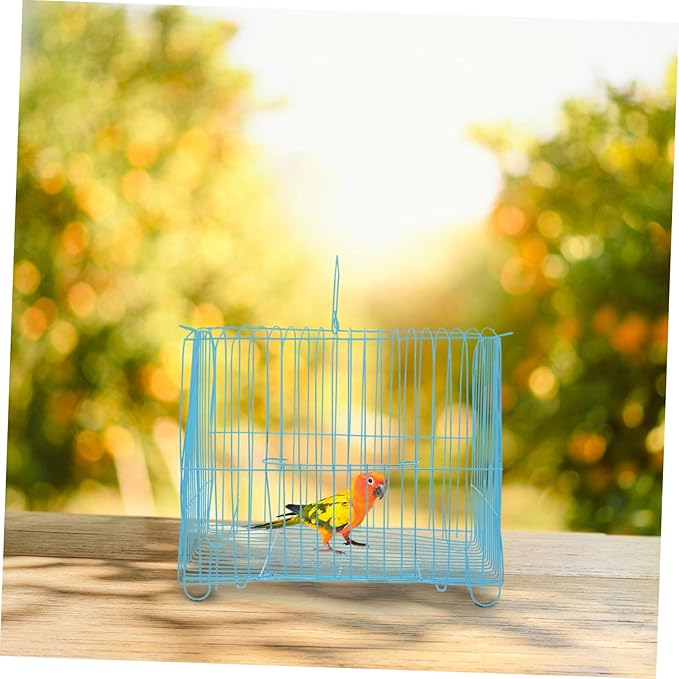 TOYANDONA Cage Parakeet Portable Bird Carrier Wire Travel Cage for Birds for Outings and Adventures Stylish Design for Comfortable Travel