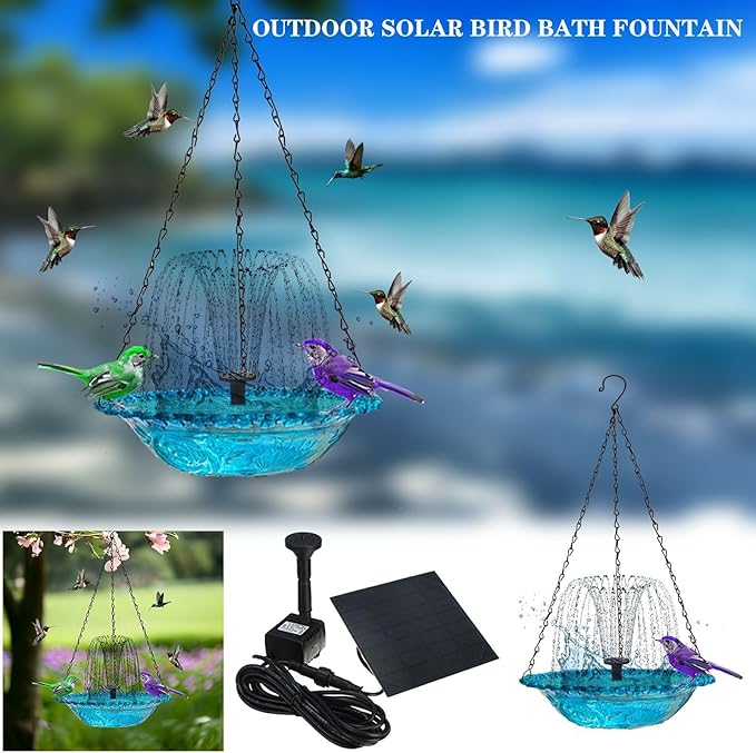 Multifunctional Bird Feeders Bath Tray with Floral Shape for Outdoor Space Terrace Feeder Floral Bright Flower Garden Bird Feeders Outdoor