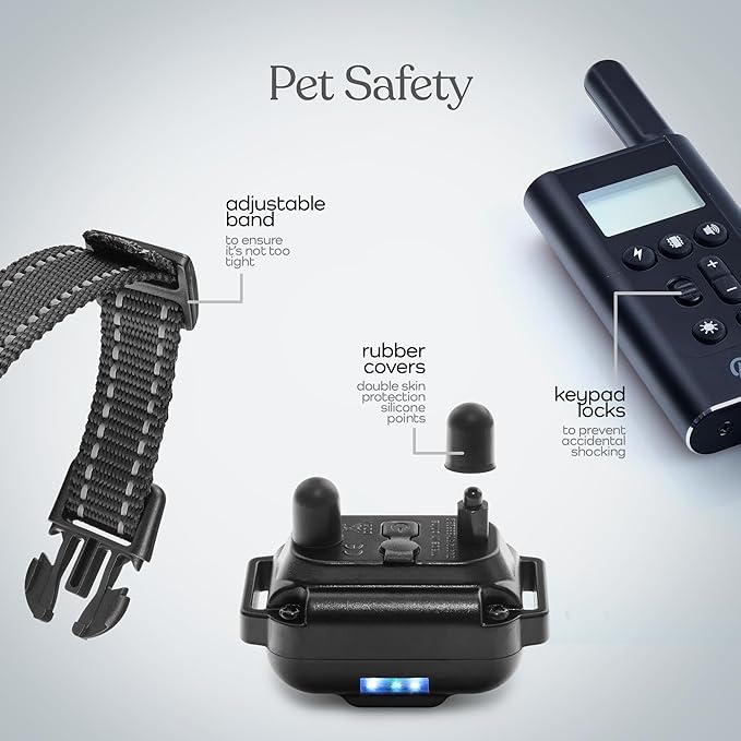 Dog Training Collar with Remote Waterproof Dog Shock Collar for Small, Medium, and Large Dogs Dog Training and Behavior aid with Beep Mode, 20 Vibrations Modes, 20 Shock Modes