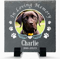 Alienc Personalized Pet Memorial Stone – Custom Dog & Cat Memorial Gifts for Loss, Outdoor Pet Grave Marker, Sympathy Keepsake for Dogs and Cats