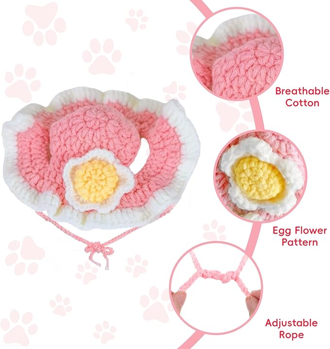 Cat Hat for Cats, Pet Cute Halloween Christmas Party Costume Accessories Headwear Comfortable for Puppy Cat Kitten Pet Puppies 11-14" (Green)