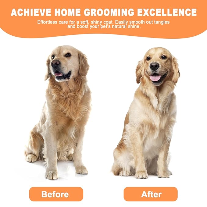 Cat Steam Brush for Cats & Dogs,3-in-1 Self Cleaning Pet Grooming Brush with One-Click Hair Release Button, Anti-Static Deshedding & Detangling Cat Hair Brush, Stainless Steel Bristles,Long/Short Hair