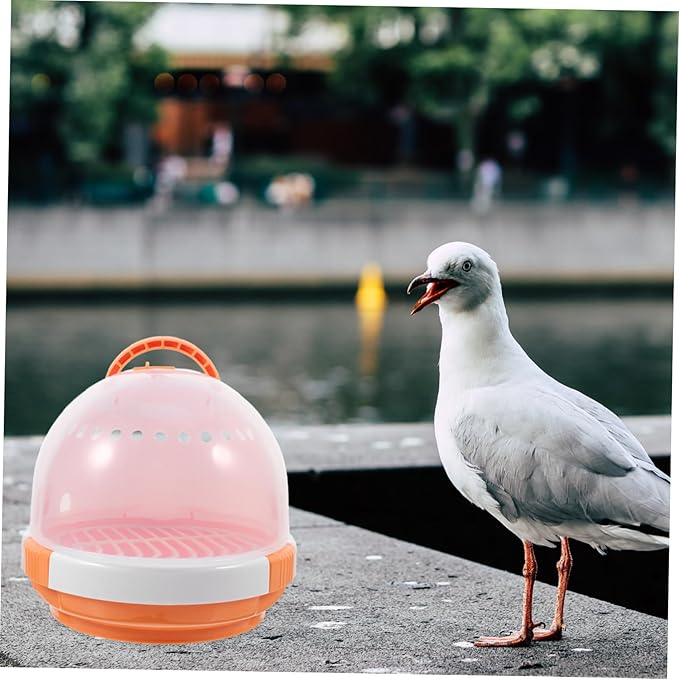 YARNOW Portable Bird Carrier Cage for Travel Breathable Design Handle for Parrots Cockatiels and Birds and Convenient for Outings and Hiking