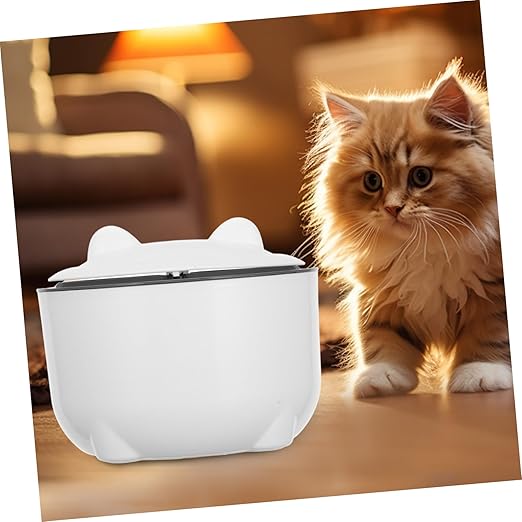 1 Set Litter Trash Bin with Lid One Button Operation Includes Trash Bags Decorative Small Plastic Waste Container for Cat Litter for Fresh Indoor Air