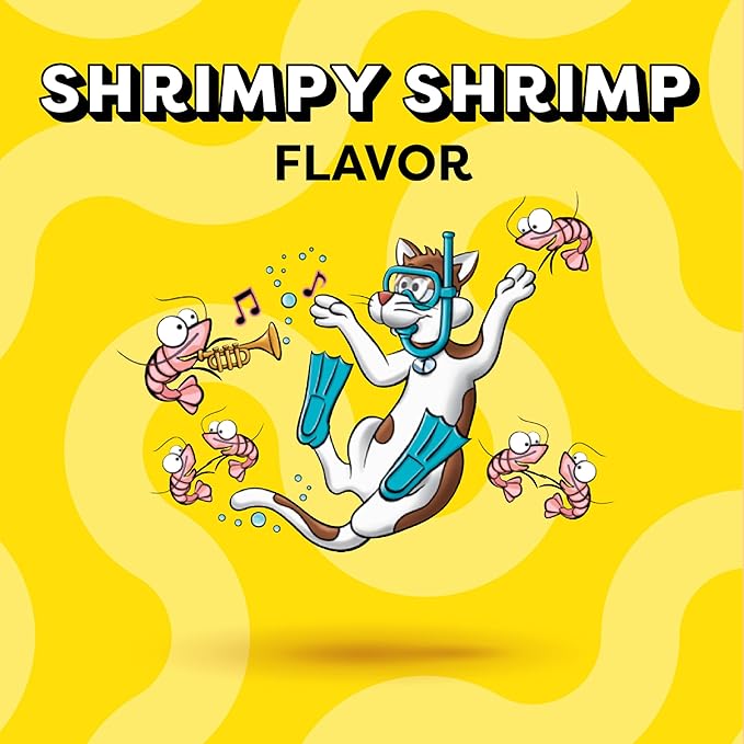 Temptations Cat Treats, Classic Crunchy and Soft Cat Treats, Shrimpy Shrimp Flavor, 6.3 oz. Pouch