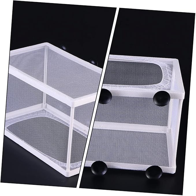 Large Fish Breeding Net with Suction Cups Hatchery Box for Fry Isolation Aquarium Divider Mesh Fish Breeding Divider for Tank Use